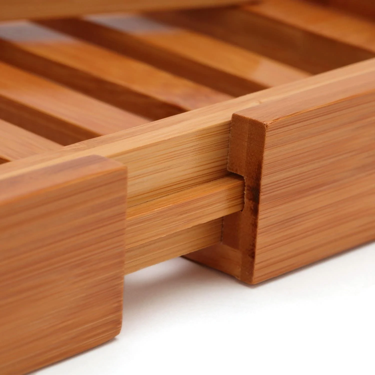Expandable Bamboo Bath Caddy - Image 6