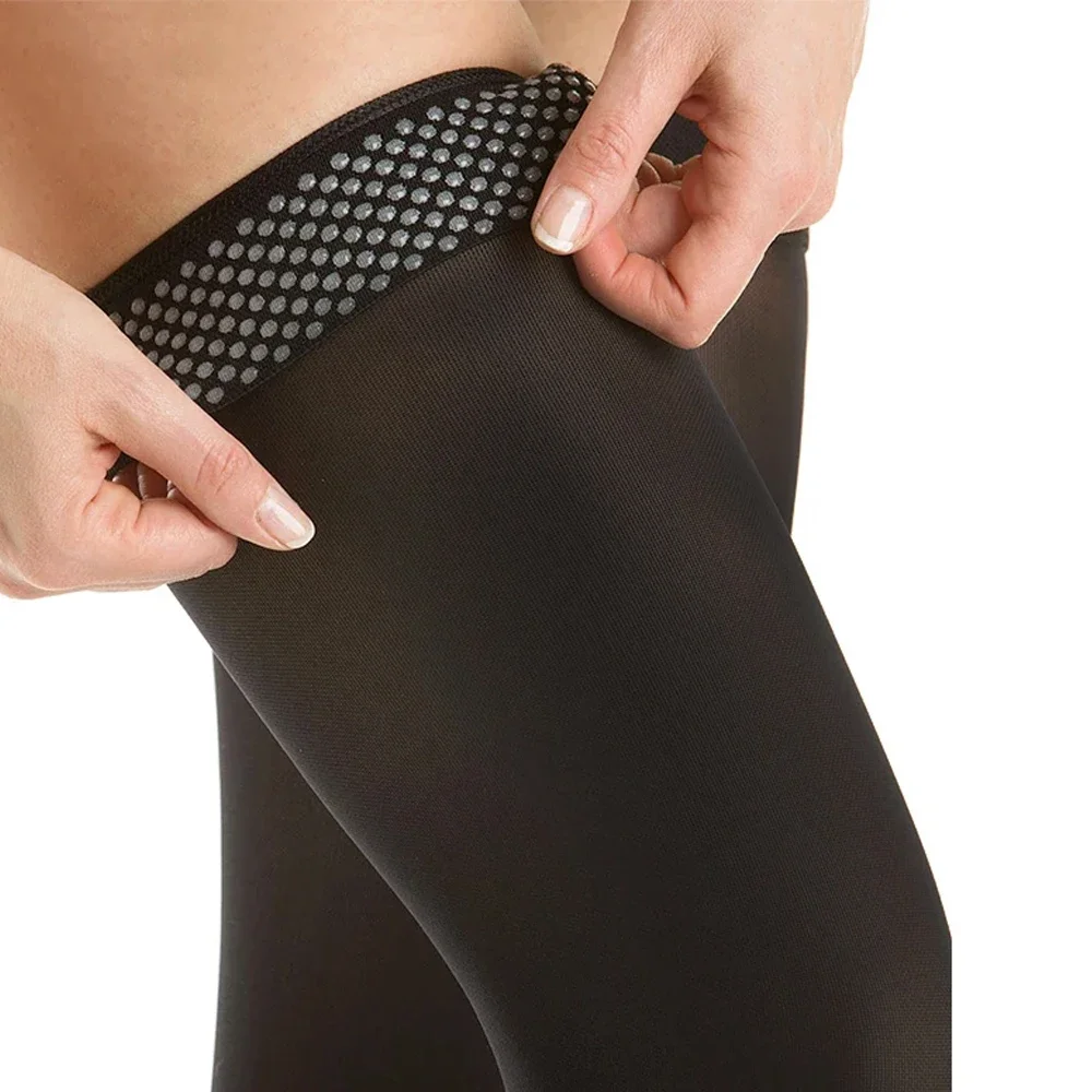 Micro Thigh High Compression Stockings - Image 8