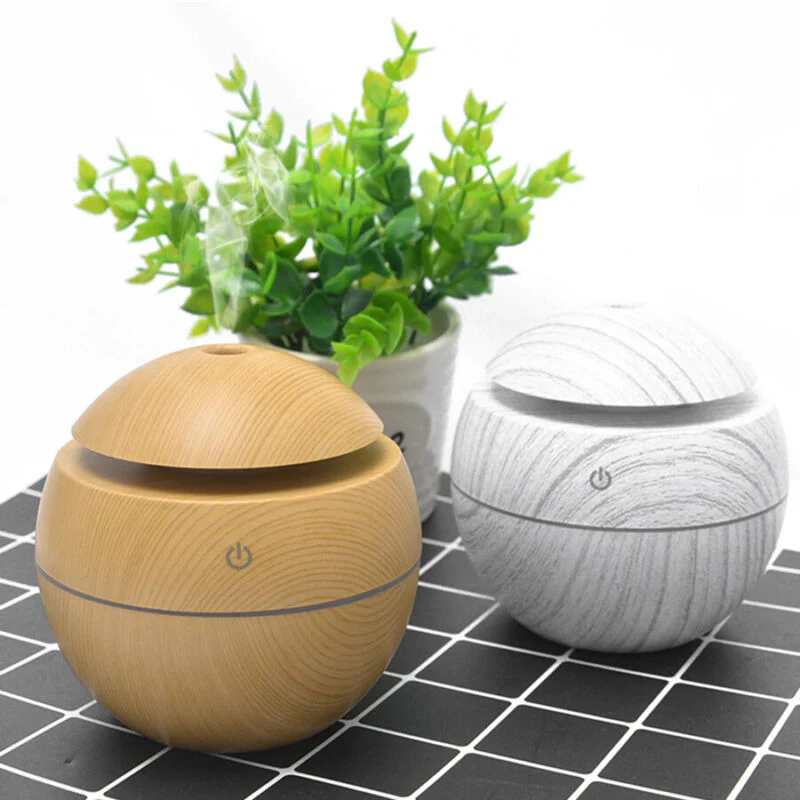 Mini Wood Grain Aromatherapy Diffuser - Image 11