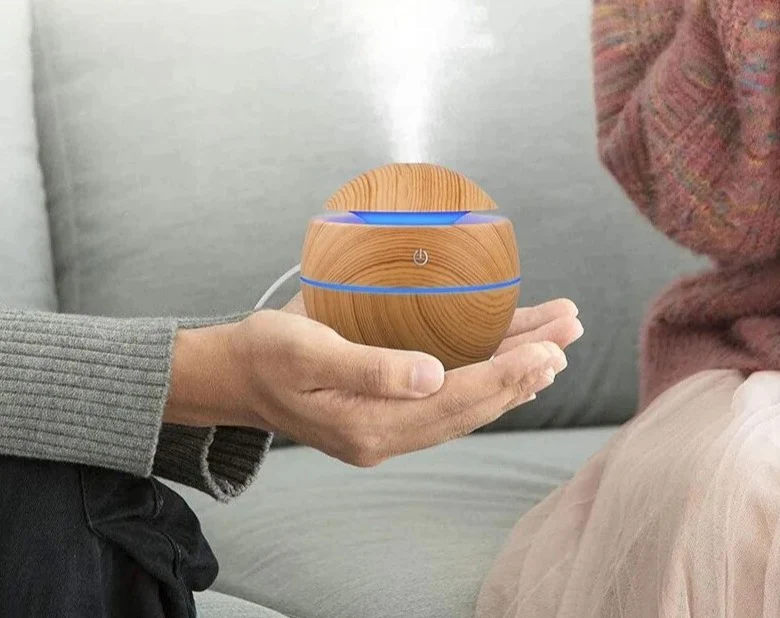 Mini Wood Grain Aromatherapy Diffuser - Image 13