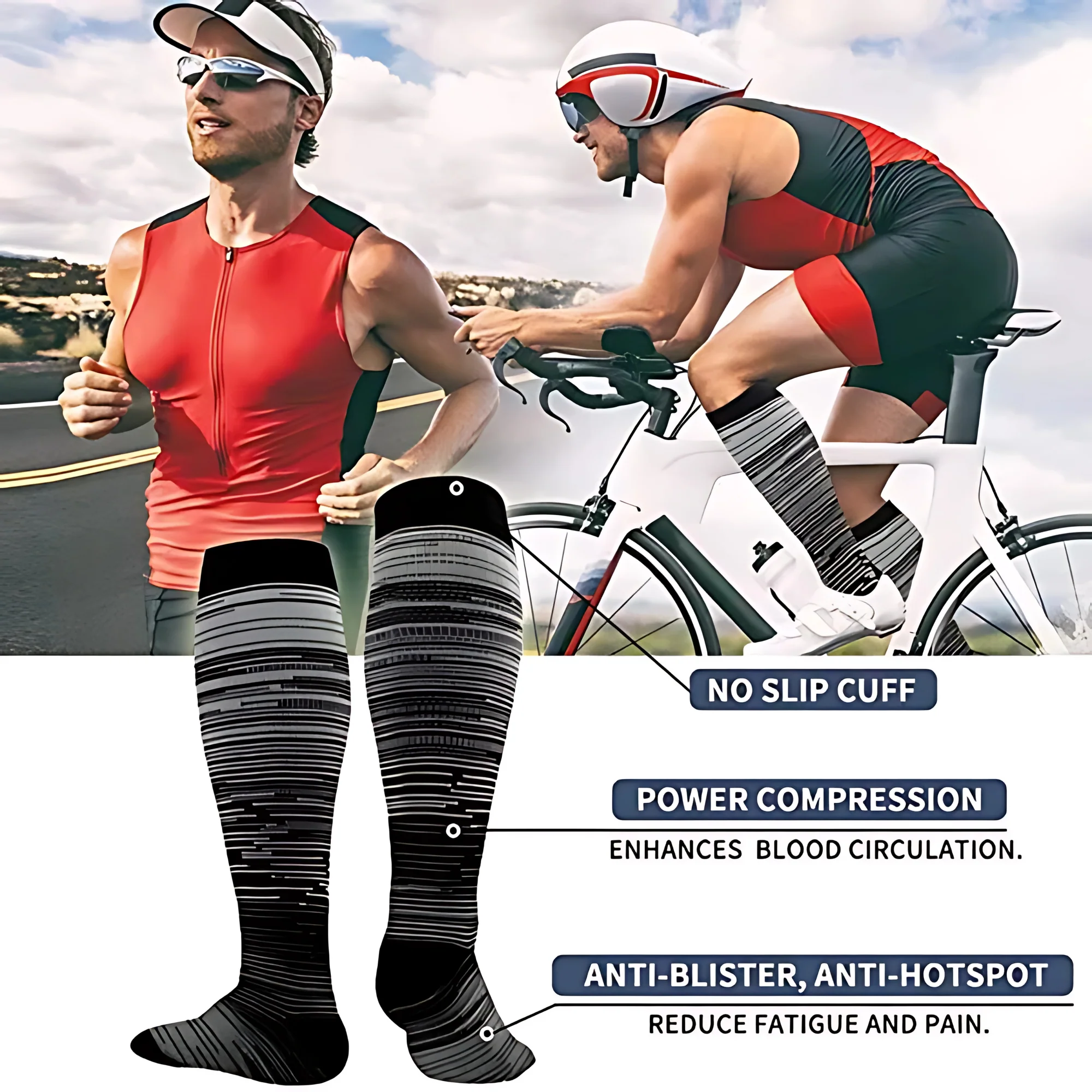 Ombré Flex LegEase Compression Socks - Image 14