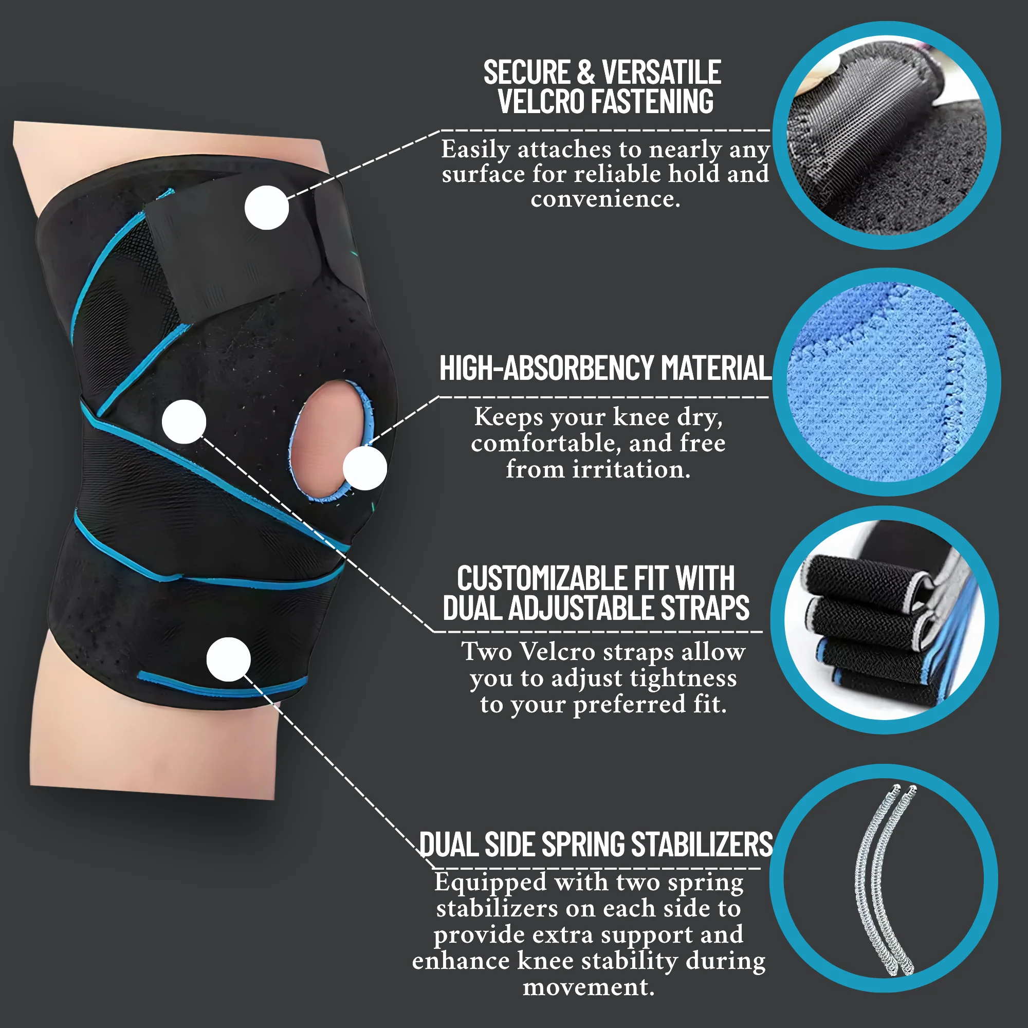 Patella Stabilising Knee Brace - Image 3