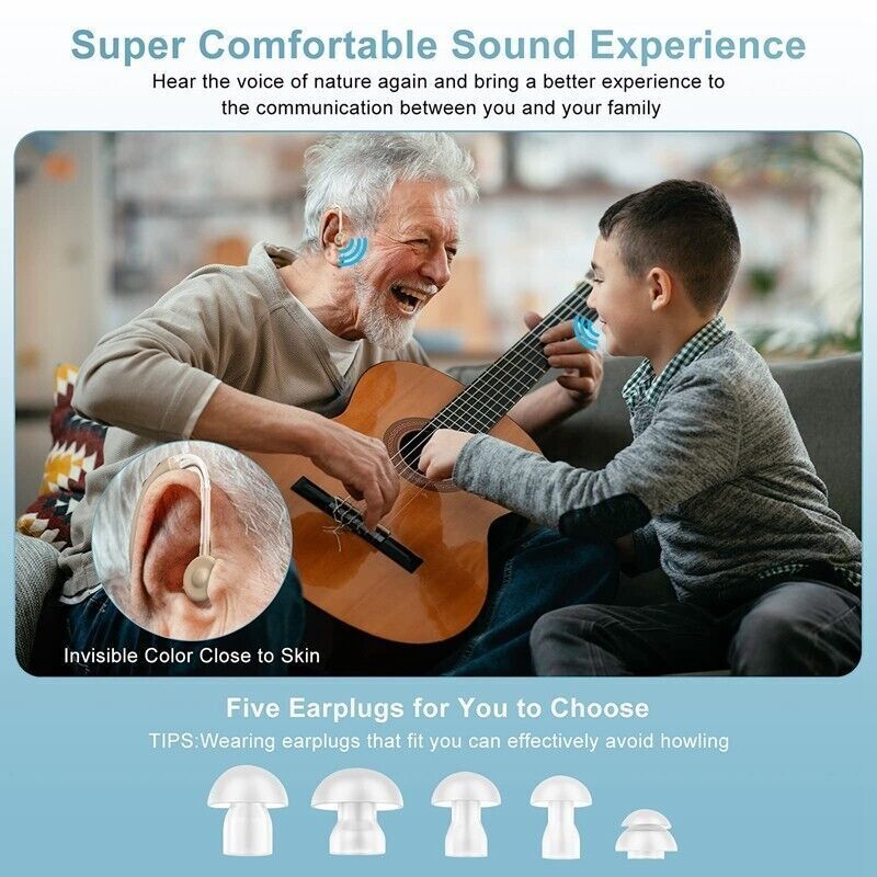 Premium Rechargeable Behind Ear Hearing Aid - Image 4