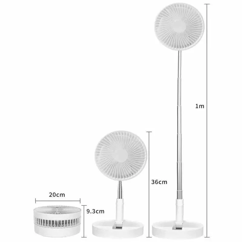 Rechargeable Portable Folding Fan - Image 5