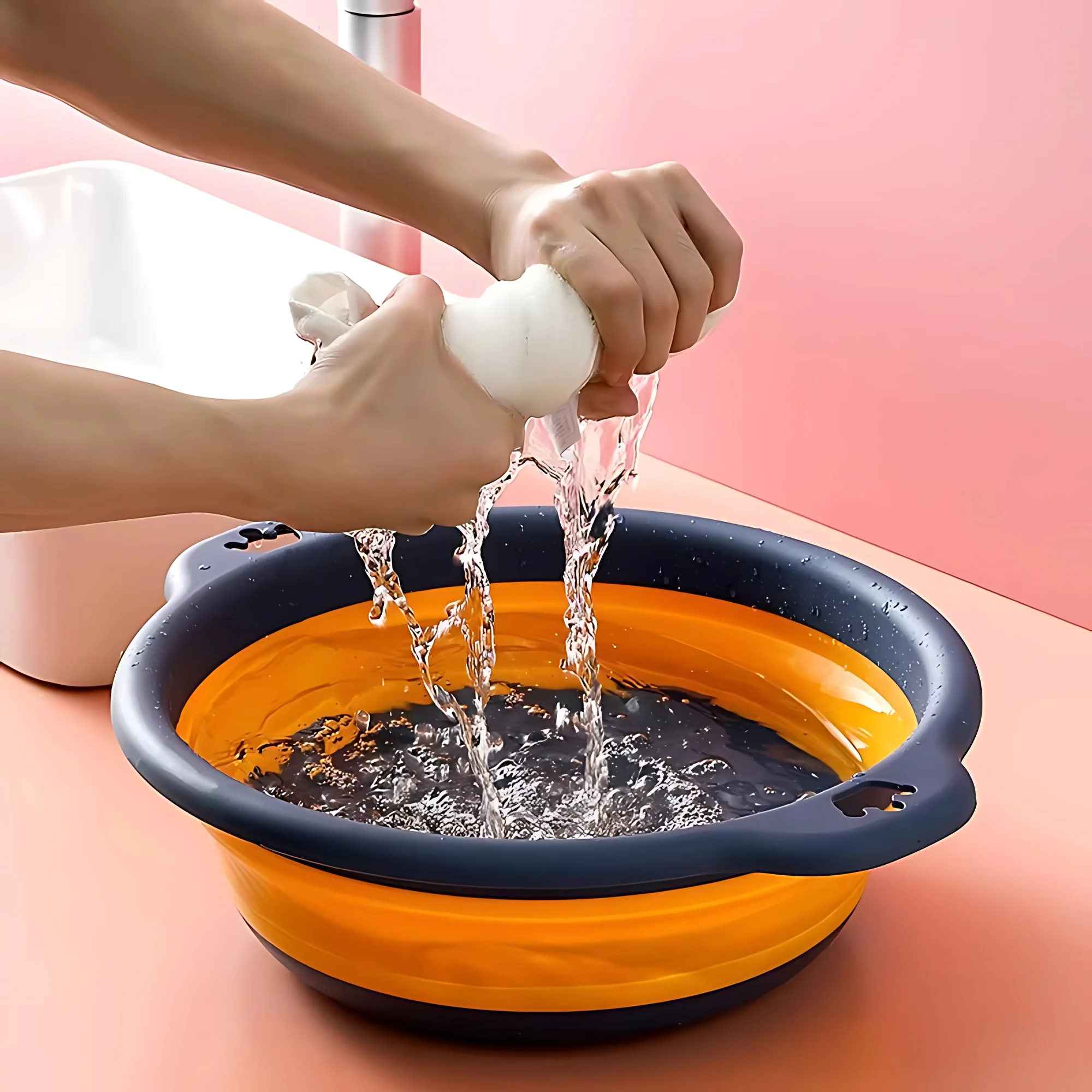 Silicone Foldable Ice Bath Bowl