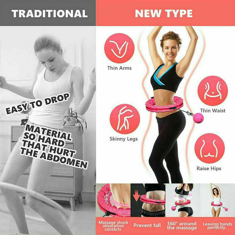 Slim Waist Weighted Hula Hoop - Image 6