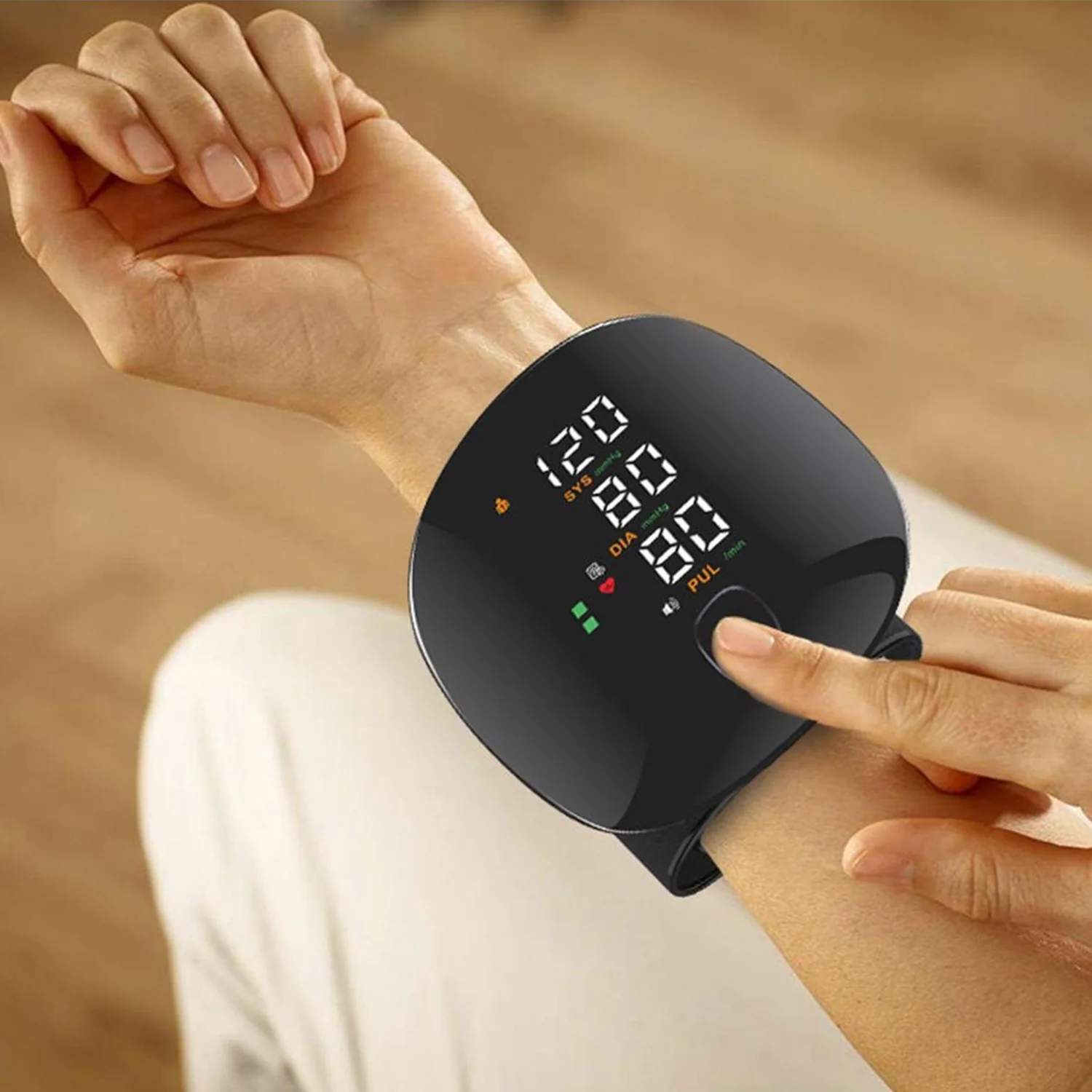 Smart Wrist Blood Pressure Monitor